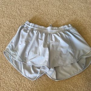 Baby blue lululemon shorts